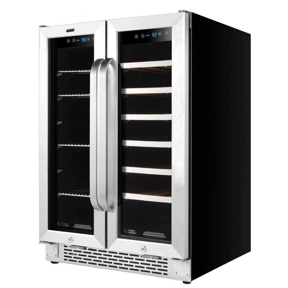 Whynter BWB-2060FDS 20-Bottle 76-Can Dual Zone Fridge