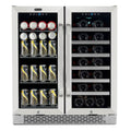 Whynter BWB-3388FDS Dual Zone Wine & Beverage Fridge