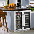 Whynter BWB-3388FDS Dual Zone Wine & Beverage Fridge