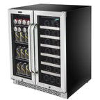 Whynter BWB-3388FDS Dual Zone Wine & Beverage Fridge