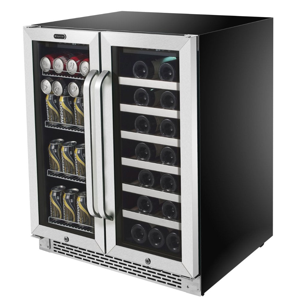 Whynter BWB-3388FDS 30″ Dual Zone Wine & Beverage Cooler 33 Bottles / 112 Cans