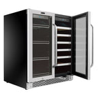 Whynter BWB-3388FDS Dual Zone Wine & Beverage Fridge