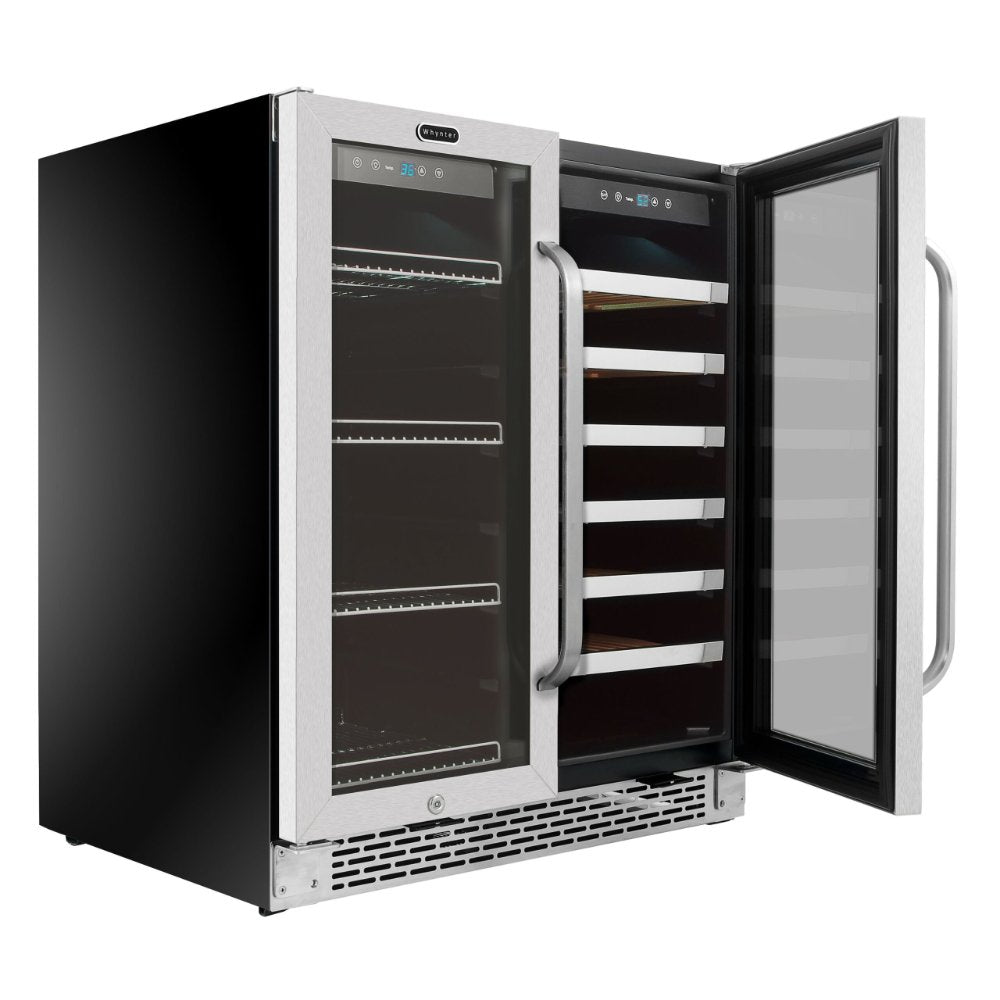 Whynter BWB-3388FDS Dual Zone Wine & Beverage Fridge