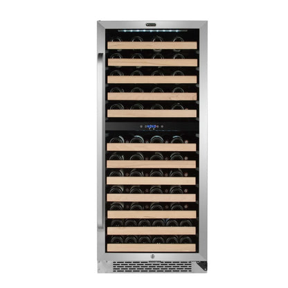 Whynter 24" 92-Bottle Dual Zone Built-In Wine Refrigerator with LED Display BWR-0922DZ