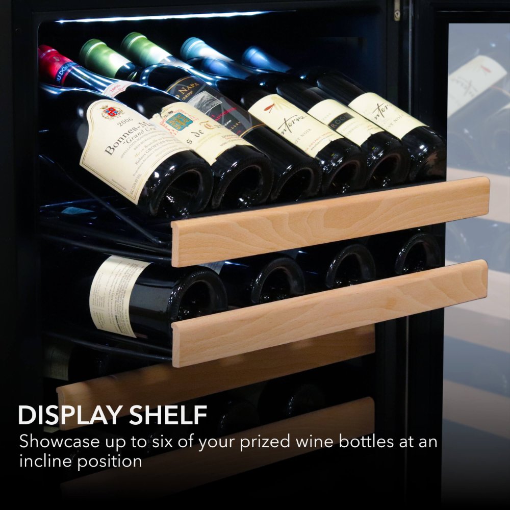 Whynter 24" 92-Bottle Dual Zone Built-In Wine Refrigerator with LED Display BWR-0922DZ