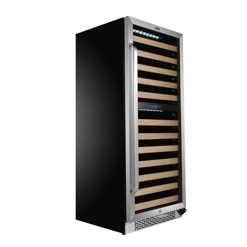 Whynter 24" 92-Bottle Dual Zone Built-In Wine Refrigerator with LED Display BWR-0922DZ