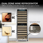 Whynter BWR-1642DZ 164-Bottle Dual Zone Wine Refrigerator