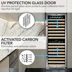 Whynter BWR-1642DZ 164-Bottle Dual Zone Wine Refrigerator