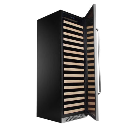 Whynter Wine Refrigerator 166 Bottle Built-In Stainless Steel + Display BWR-1662SD