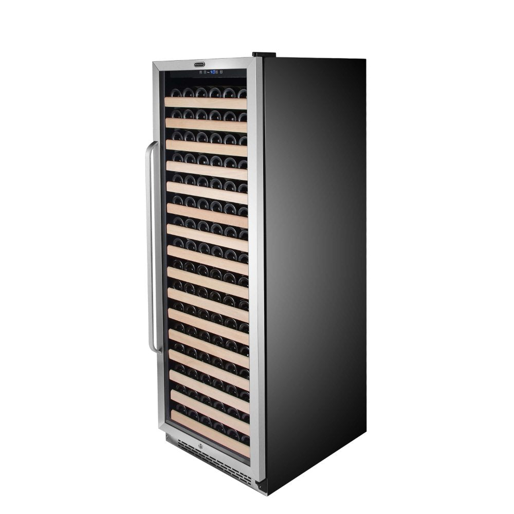 Whynter Wine Refrigerator 166 Bottle Built-In Stainless Steel + Display BWR-1662SD
