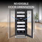 Whynter BWR-171DS 17-Bottle Dual Zone Wine Refrigerator