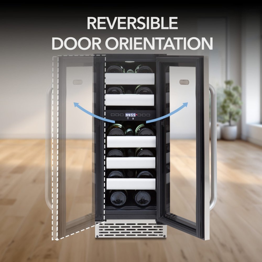 Whynter BWR-171DS 17-Bottle Dual Zone Wine Refrigerator