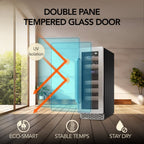 Whynter BWR-171DS 17-Bottle Dual Zone Wine Refrigerator