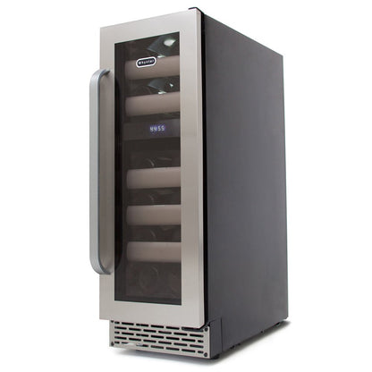 Whynter Wine Refrigerator 17-Bottle Dual Zone Stainless Steel – BWR-171DS