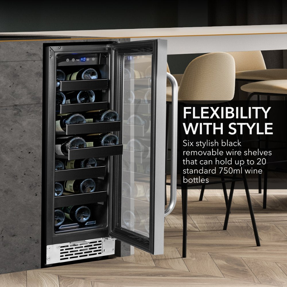 Whynter BWR-208SB 20-Bottle Built-In Wine Refrigerator