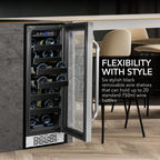 Whynter BWR-208SB 20-Bottle Built-In Wine Refrigerator