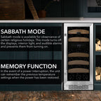 Whynter BWR-281DZ 28-Bottle Dual Zone Wine Refrigerator