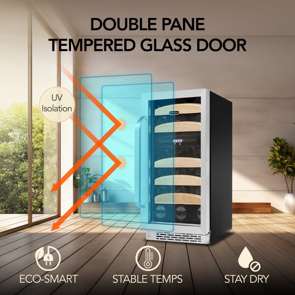 Whynter BWR-281DZ 28-Bottle Dual Zone Wine Refrigerator