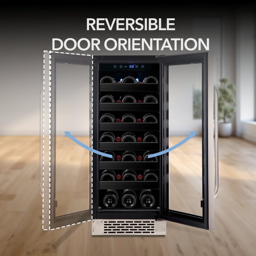 Whynter BWR-308SB 33-Bottle Built-In Wine Refrigerator