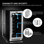 Whynter BWR-308SB 33-Bottle Built-In Wine Refrigerator