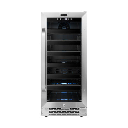 Whynter BWR-308SB 15″ 33 Bottle Built-In Wine Refrigerator with Digital Control & Lock