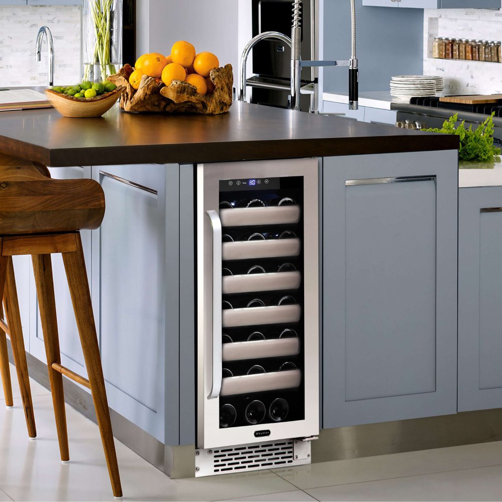 Whynter Elite 33-Bottle Single Zone Built-in Wine Refrigerator BWR-331SL