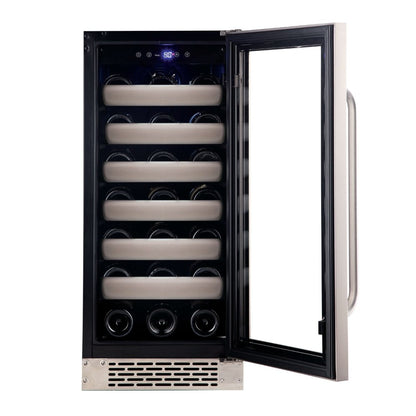 Whynter Elite 33-Bottle Single Zone Built-in Wine Refrigerator BWR-331SL