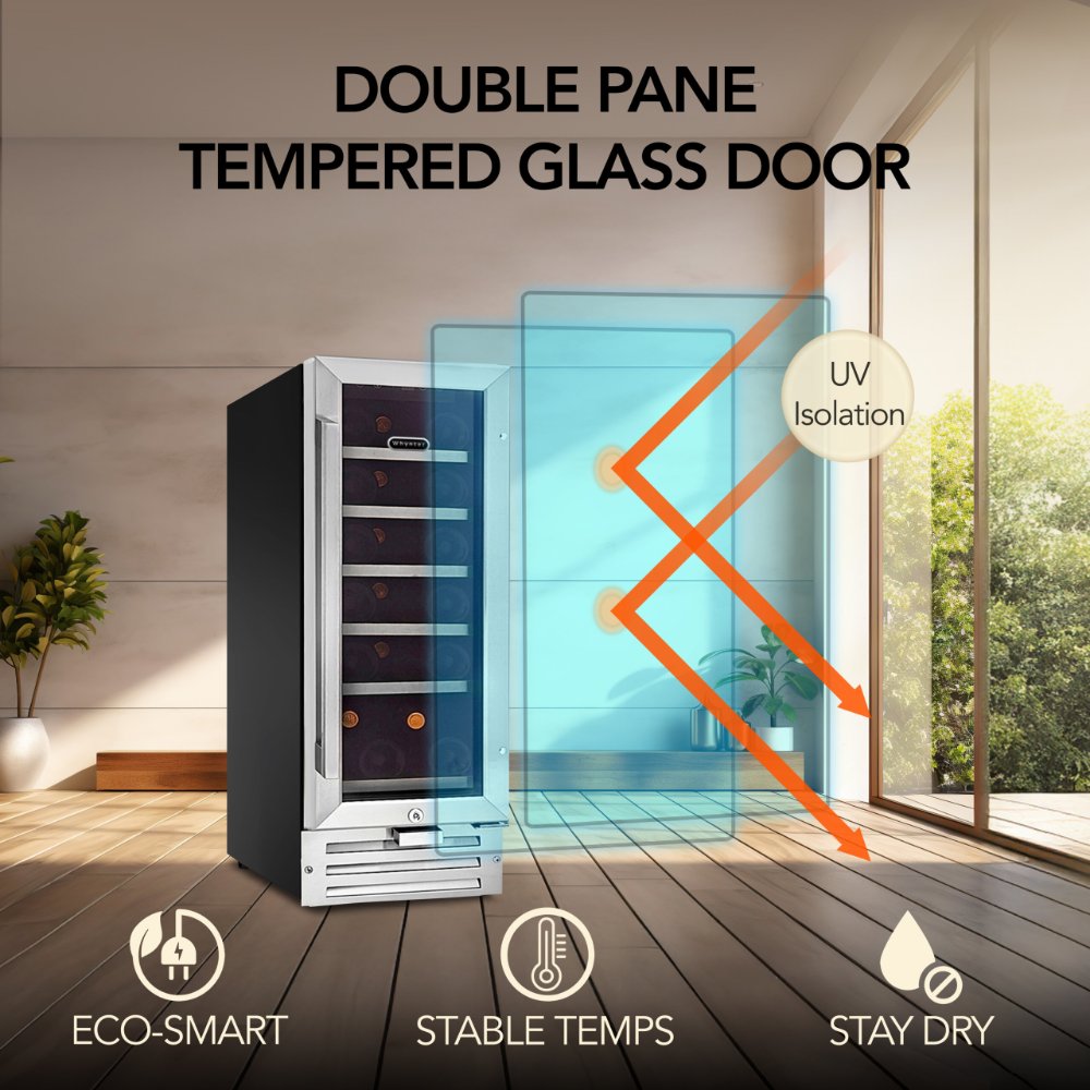 Whynter BWR-33SD 33-Bottle Built-In Wine Refrigerator