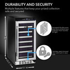 Whynter BWR-33SD 33-Bottle Built-In Wine Refrigerator