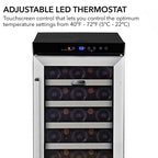 Whynter BWR-33SD 33-Bottle Built-In Wine Refrigerator
