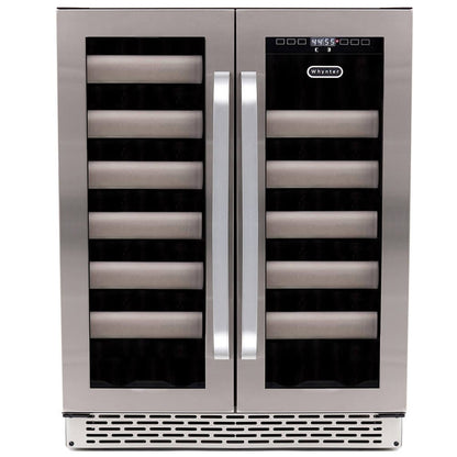 Whynter Wine Refrigerator 40-Bottle Dual Zone Stainless Steel – BWR-401DS
