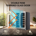 Whynter BWR-401DS 40-Bottle Dual Zone Wine Refrigerator