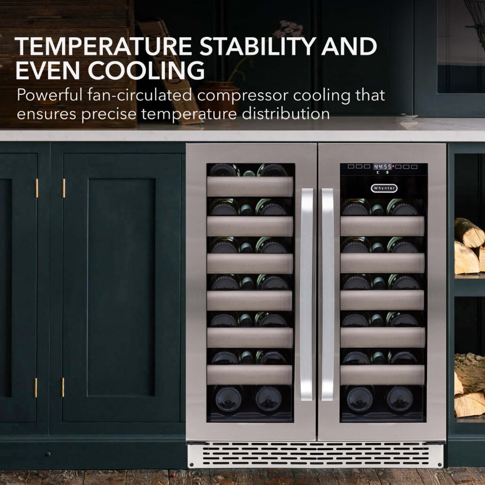 Whynter BWR-401DS 40-Bottle Dual Zone Wine Refrigerator