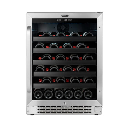 Whynter BWR-408SB 24″ 46-Bottle Built-In Wine Refrigerator with Lock & Digital Control