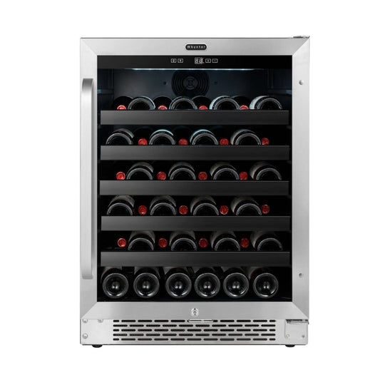 Whynter BWR-408SB 24″ 46-Bottle Built-In Wine Refrigerator with Lock & Digital Control
