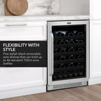 Whynter BWR-408SB 46-Bottle Built-In Wine Refrigerator