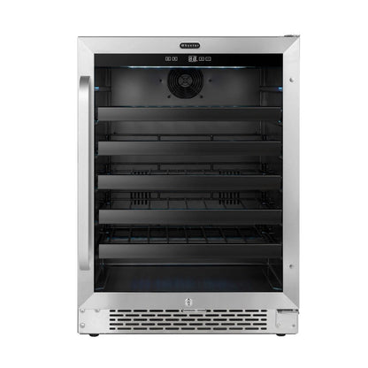 Whynter BWR-408SB 24″ 46-Bottle Built-In Wine Refrigerator with Lock & Digital Control