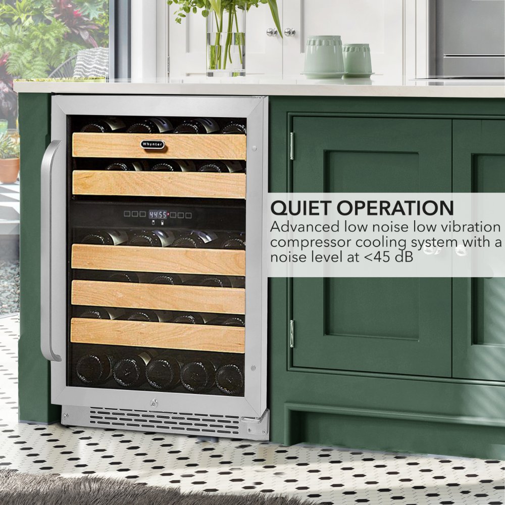 Whynter BWR-462DZ 46-Bottle Dual Zone Wine Refrigerator