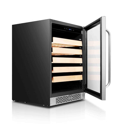 Whynter 24" Built-In 54 Bottle Stainless Steel Wine Refrigerator BWR-541STS