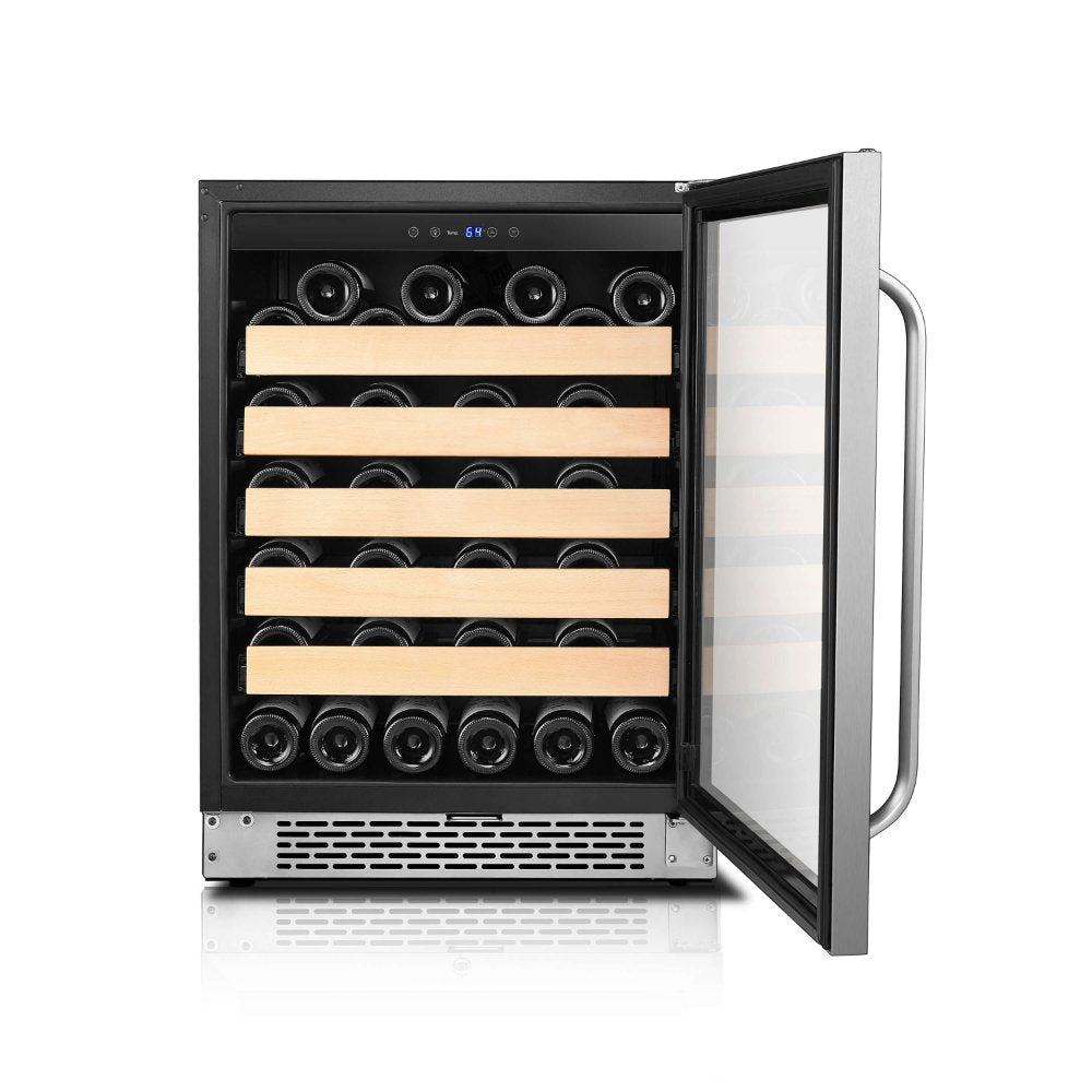 Whynter 24" Built-In 54 Bottle Stainless Steel Wine Refrigerator BWR-541STS