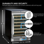 Whynter BWR-545XS 54-Bottle Wine Refrigerator