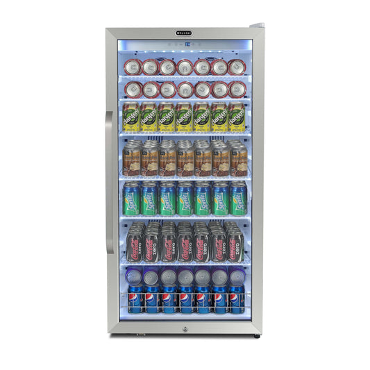 Whynter Beverage Merchandiser 10.6 cu ft Superlit Door & Lock CBM-1060XLW