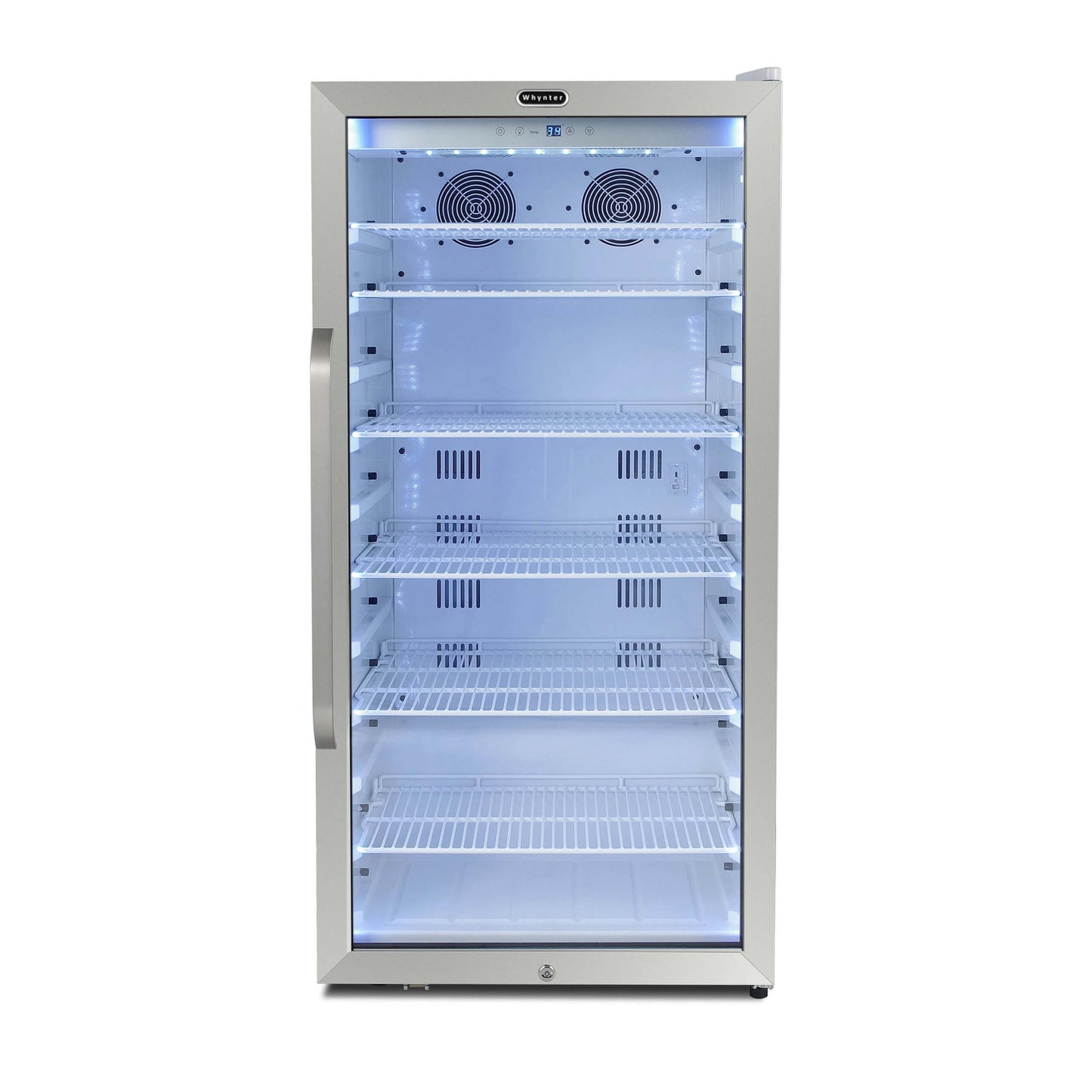 Whynter Beverage Merchandiser 10.6 cu ft Superlit Door & Lock CBM-1060XLW