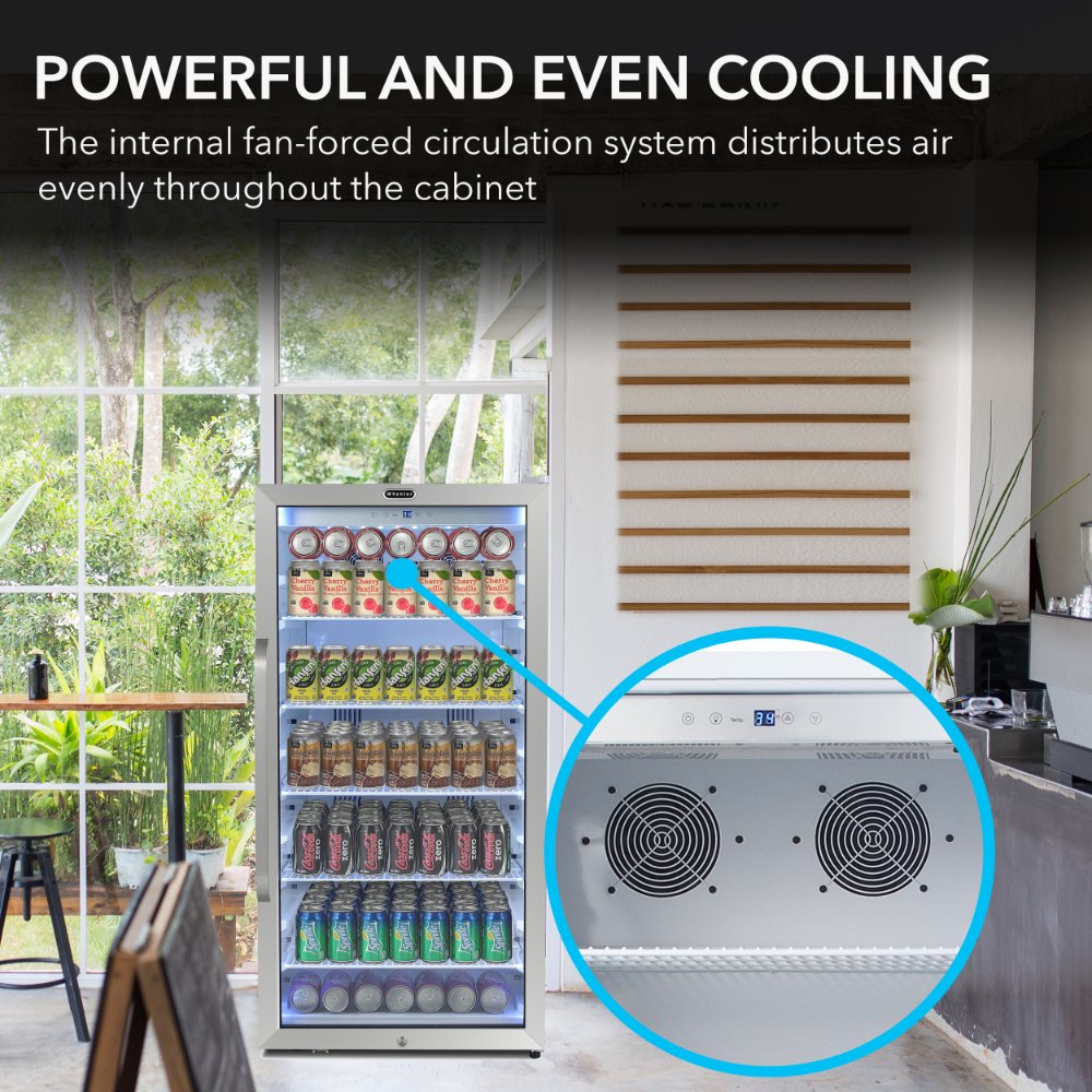 Whynter CBM-815WS 231-Can Commercial Beverage Refrigerator