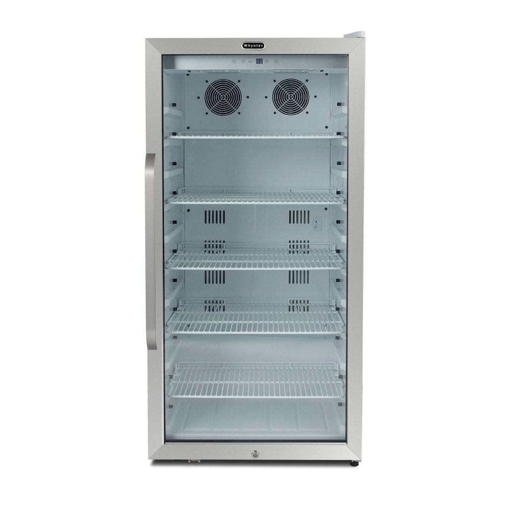 Whynter Beverage Merchandiser 8.1 cu ft Stainless Steel Superlit Door CBM-815WS