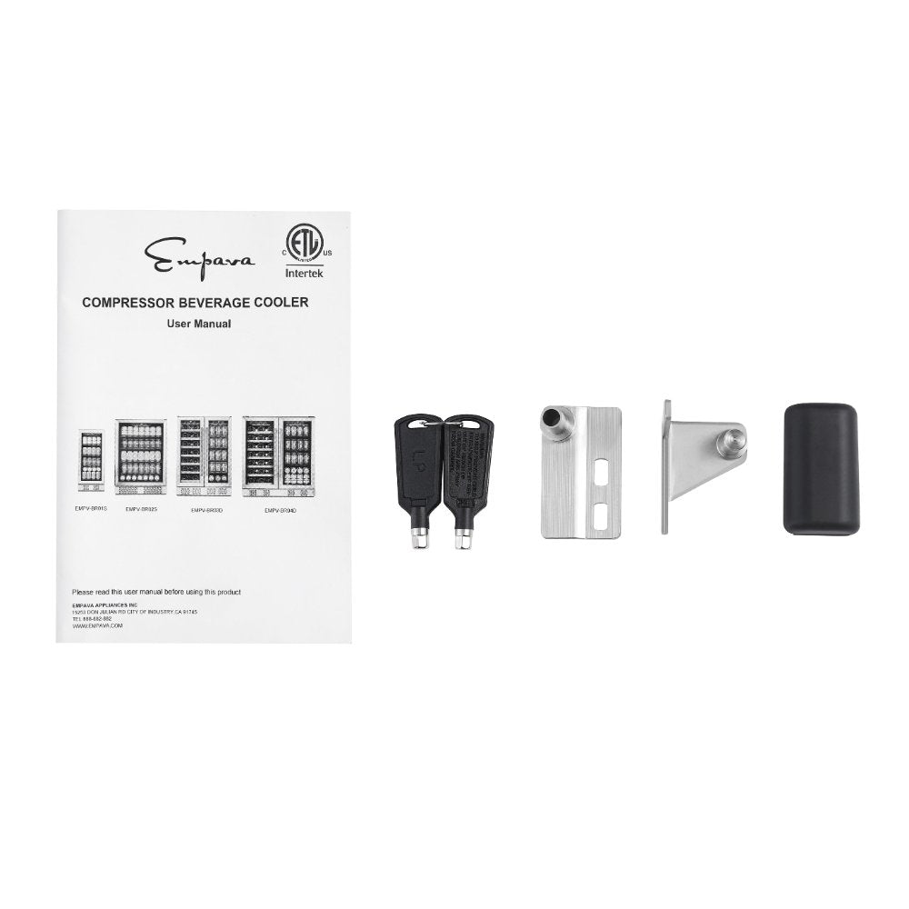 Empava Beverage Fridge 24" Freestanding & Under-Counter EMPV-BR02S