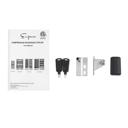 Empava Beverage Fridge 24" Freestanding & Under-Counter EMPV-BR02S