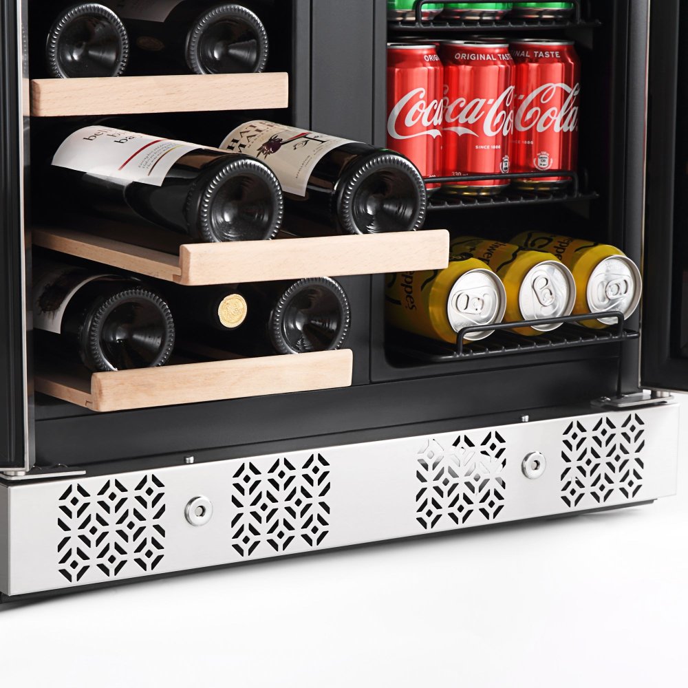 Empava Wine & Beer Fridge 24" Dual Zone Beverage Cooler EMPV-BR03D