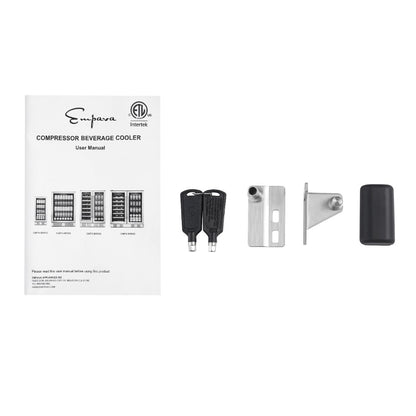 Empava Wine & Beer Fridge 24" Dual Zone Beverage Cooler EMPV-BR03D