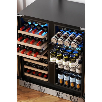 Empava Wine & Beverage Cooler 30" Dual Zone Built-In EMPV-BR04D